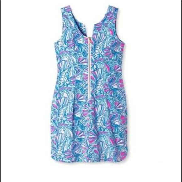 NWT Lilly Pulitzer for Target My Fans Shift Dres - Picture 2 of 5